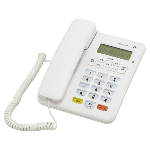 オーム電機 シンプルホン TEL-2992D オーム電機 シンプルホン TEL-2992D