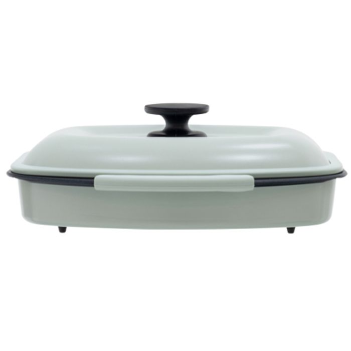 電子レンジ専用調理器 スクエア グリーン nafco-10338345 ホームプラザナフコ楽天市場店 サンプル画像3