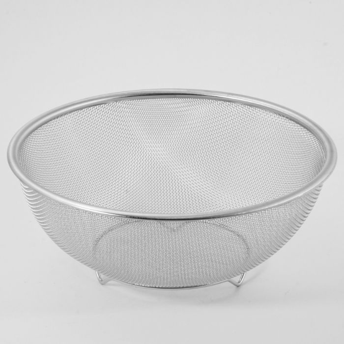 ステンレス製ボウル型ザル 24cm
