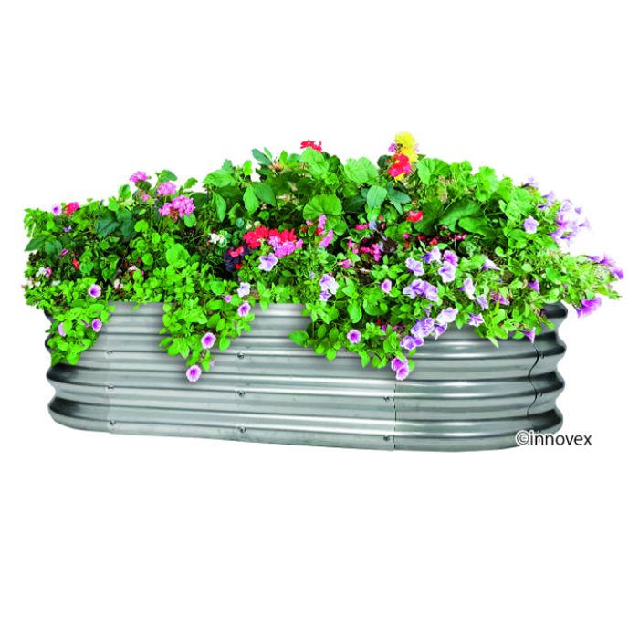 グロープランツベッド　シルバー 1200楕円型