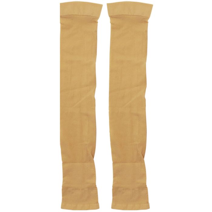 グローバルジャパン ストッキングのようなUV冷感アームカバー 着圧ベージュ