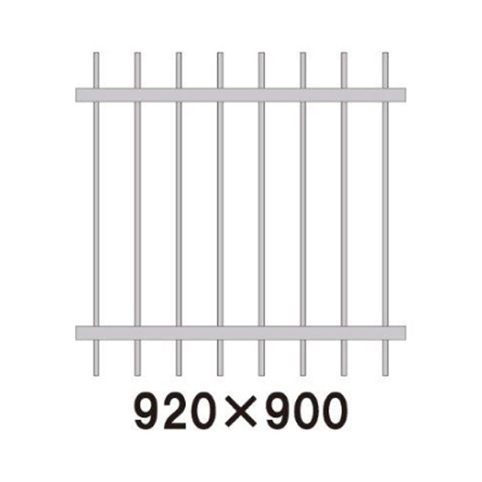 川口技研 G型面格子シルバー 920x900mm