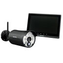 デルカテック センサーライト付ワイヤレスフルHDカメラ&10inchモニターセット WSS10M1CL