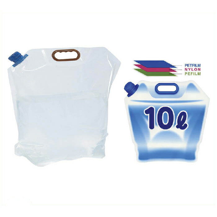 【エントリーでポイント10倍】【災害対策にも】 折りたたみ水缶 PW-10 10L【2021/8/4 20時 - 8/11 1時59分】