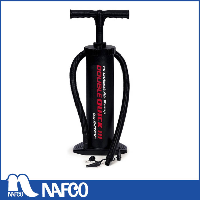 [特長]:■ポンプを押す、引くのダブルアクションで空気入れができます。[サイズ]:20.5cm x 11.5cm x 47.5cm