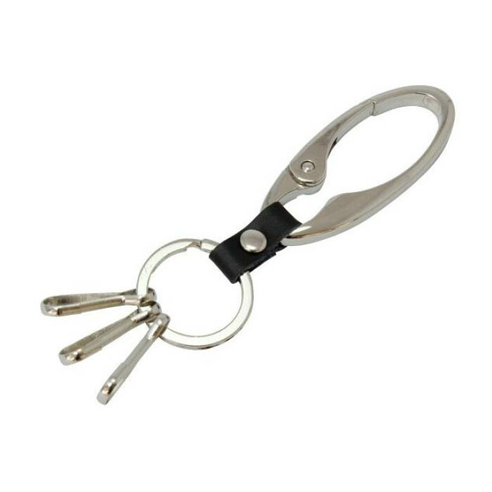 カラビナキーホルダー CK-1 ニッケルシルバー