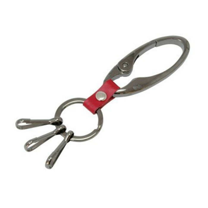 カラビナキーホルダー CK-2 ブラックニッケル