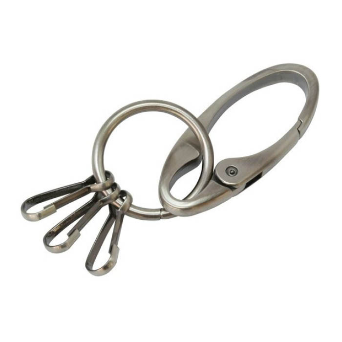 カラビナキーホルダー CK-3 サテンシルバー