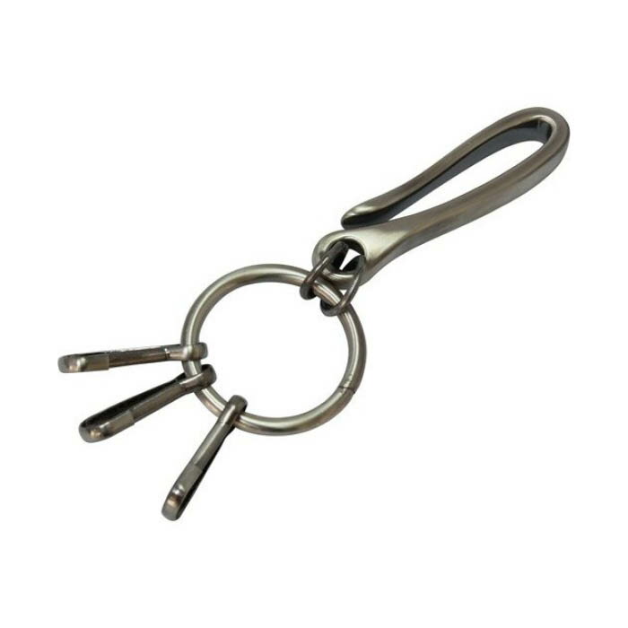 カラビナキーホルダー CK-10 サテンシルバー