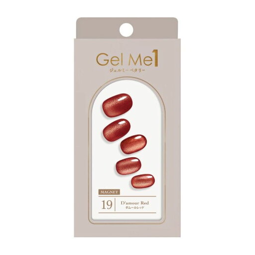 GelMe1 ジェルミー ペタリー 貼るジェルネイルシール 19 ダムールレッド GelMe1 ジェルミー ペタリー 貼るジェルネイルシール 19 ダムールレッド