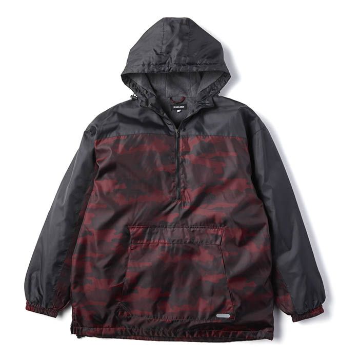 迷彩ヤッケ裏フリース NY3R 迷彩ワイン