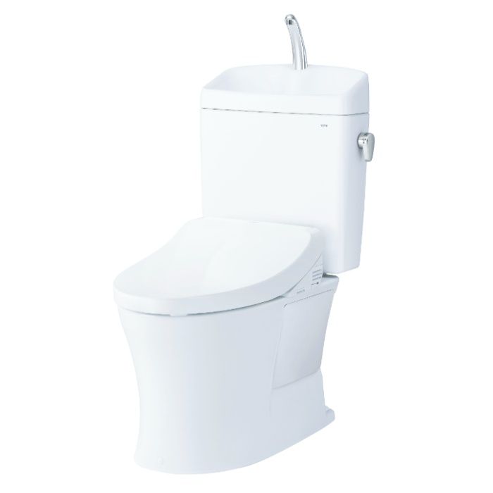 TOTO KQ新設手洗有・ウォシュレットKM01オートセット ホワイト CS232B／SH233BA／KM01AK／NW1