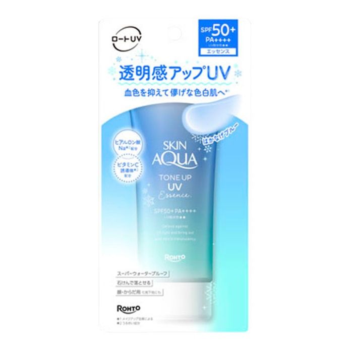 ロート製薬 スキンアクア トーンアップ UVエッセンス ブルー 80gのサムネイル