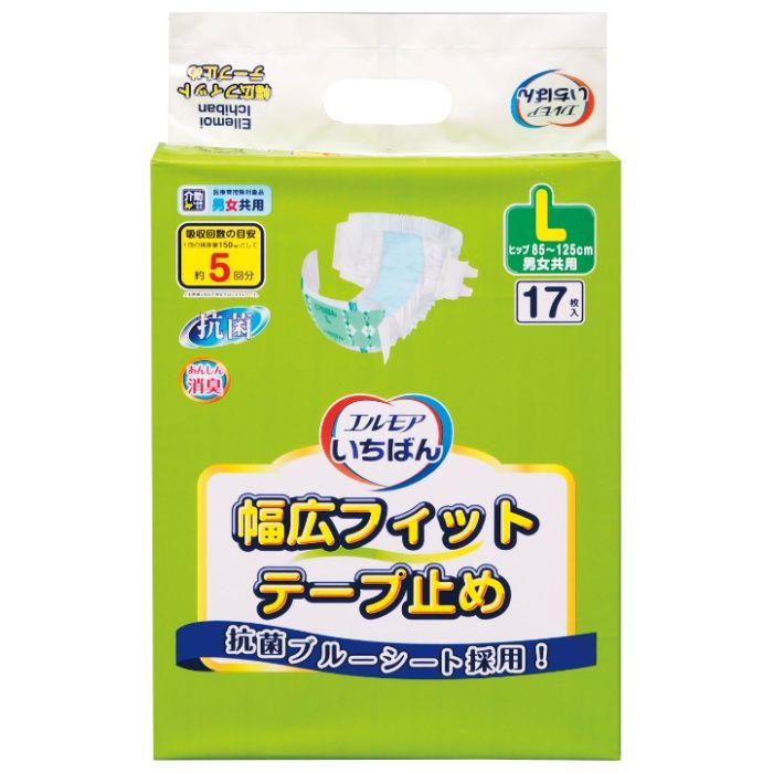 Rakuten - カミ商事 エルモアいちばん 幅広フィットテープ Lサイズ 17枚