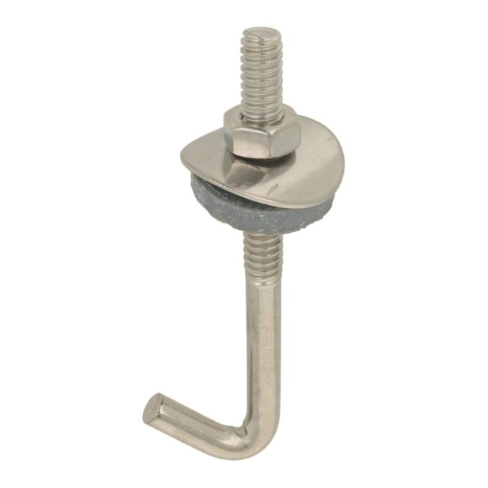 八幡ねじ STフックボルト（中） 1/4×65