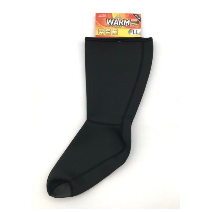 [仕様]：■保温：特殊素材/気泡を含んだ合成ゴムが保温性を高める■通気性：無数のパンチ穴がムレを防止■滑り止め：つま先スベリ止め加工[用途]：■長靴等使用時の防寒対策や屋内作業にも[素材]：■合成ゴム、ポリエステル[サイズ]：■Mサイズ／2...