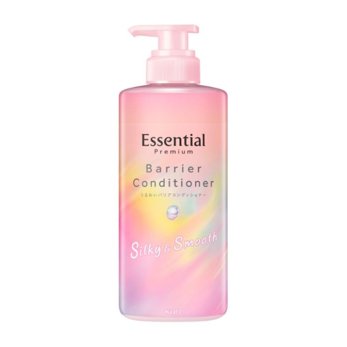 花王 エッセンシャルプレミアムうるおいバリア コンディショナーシルキー＆スムース本体450ML