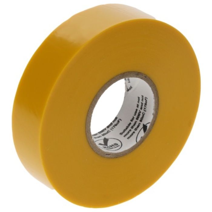 3M Temflexビニールテープ 180　YEL　10　イエロー19X10