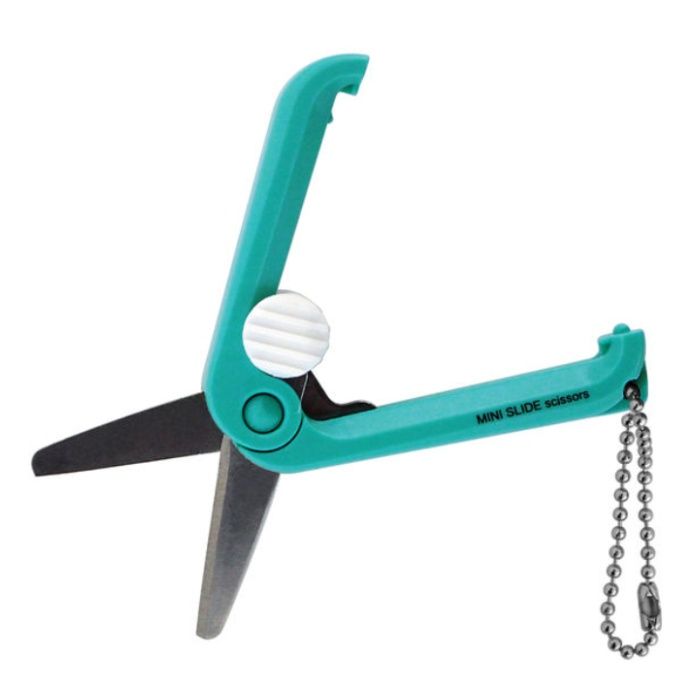 BIGMAN（ビッグマン） ミニスライドはさみブルー ボールチェーン付