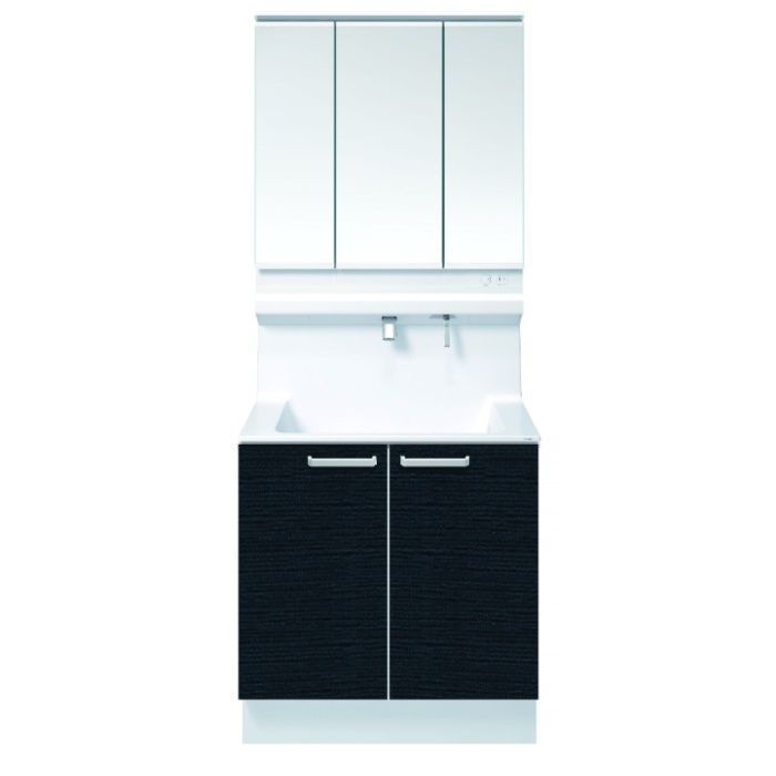 TOTO 洗面化粧台オクターブLite　W750　ワイド三面鏡　2枚扉（寒冷地仕様） LDSF075BAGDS1+LMFS075A3GLC1G