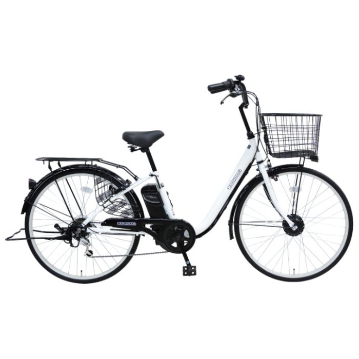 26 FAMICHARI（ファミチャリ） 電動軽快車 5.2Ah ホワイト