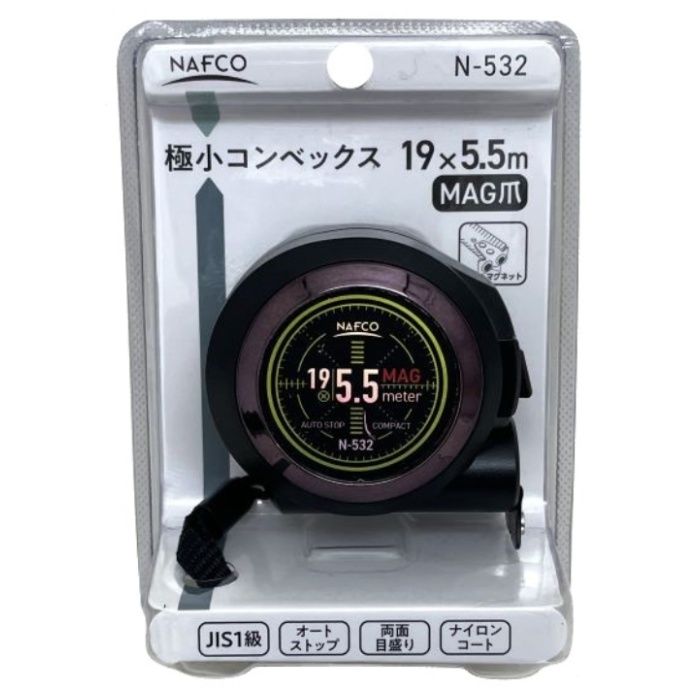 【エントリーでポイント10倍】ナフコ 極小コンベックス 19×5.5m N-532【2025/12/4 20:00 - 2025/12/11 01:59】