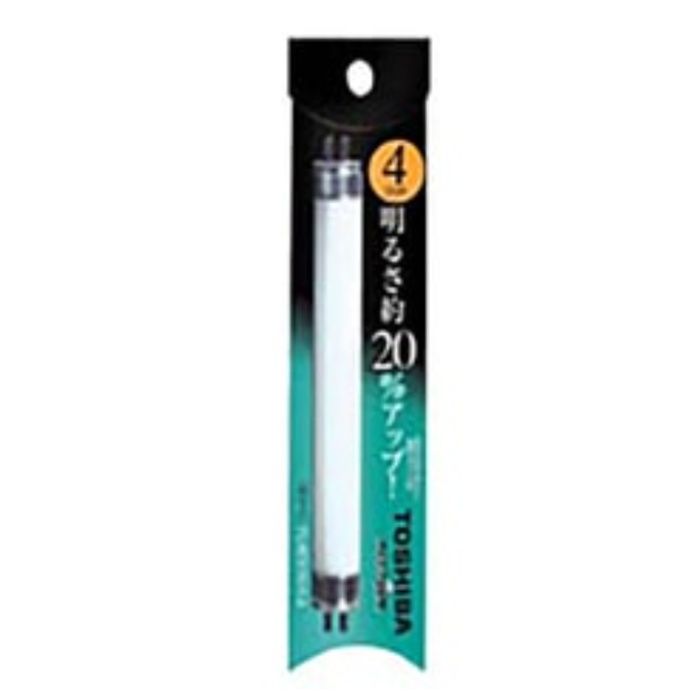 【 特 長 】■ 三波長形蛍光ランプ【 仕 様 】■ ワットの区分：4形■ 口金：G5■ 質量：16g■ 定格寿命：3000h■ 光源色：3波長形昼白色■ 寸法管径：15.5mm■ 寸法管長：134.5mm■ ランプ電流1：0.162A■ 全光束1-1：130lm■ 適合点灯管：FG-7E、FG-7P■ 適合電子点灯管：FE7E