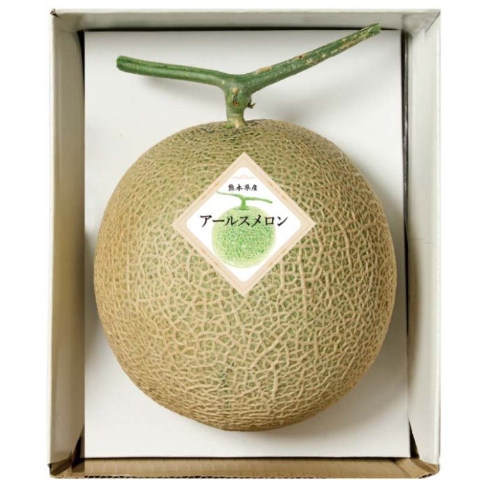 【エントリーでポイント10倍】【B10-4】【お歳暮】熊本県産 アールスメロン-承り締切：2025年12月11日..
