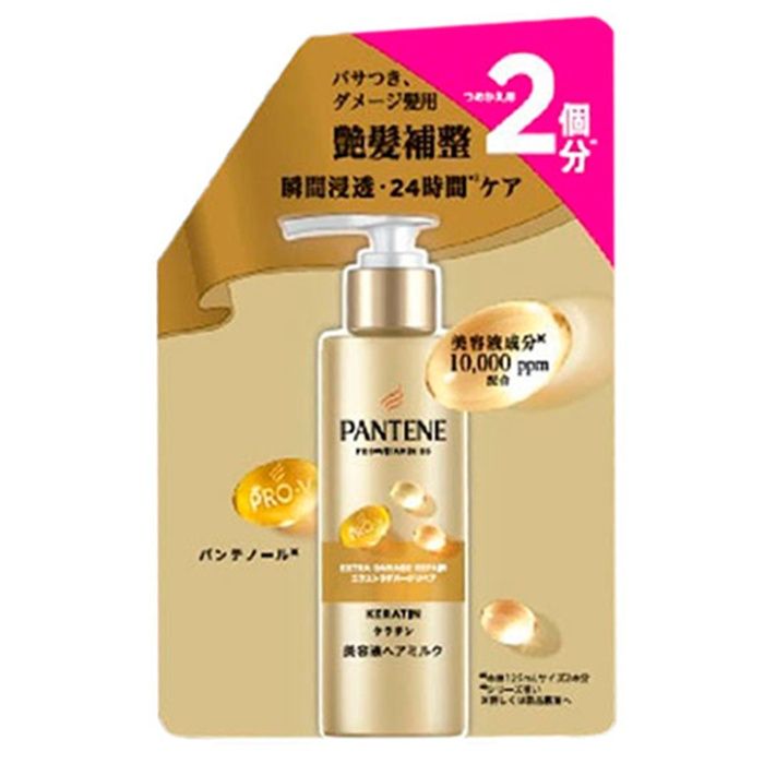 P＆G パンテーン エクストラダメージリペア 美容液 ヘアミルク 詰替 250ml 洗い流さないトリートメント