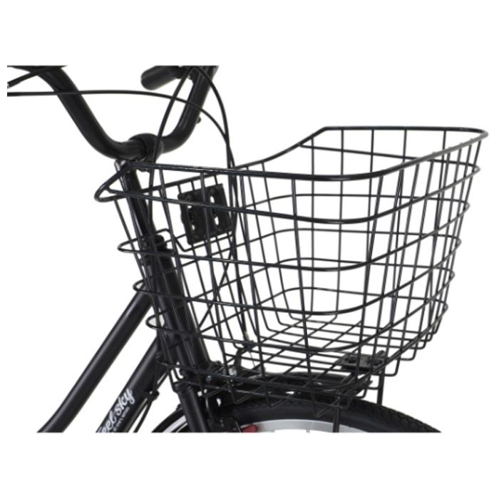 Feel sky カラー軽快車26 6段LEDオート ホワイトオレ