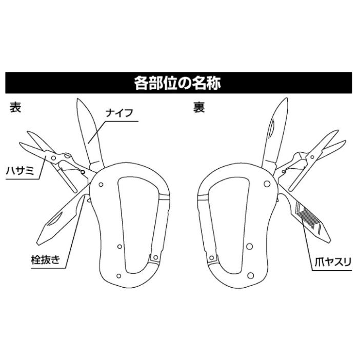 TAKAGI カラビナマルチツール BBT-1
