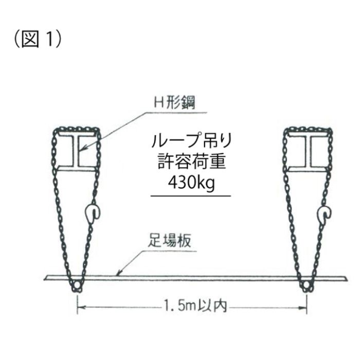 大洋製器 TAIYO　足場用　吊りチェーン　電気　6×3.0m（1016447） TACG6X3