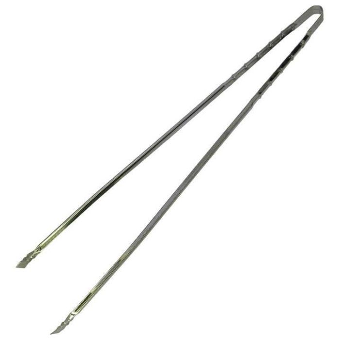 [仕様]：■素材：ステンレス■先端幅：23mm■長さ：750mm■板厚：1.2mm■日本製[用途]：■エコクリーン活動、ビーチクリーン、河川の清掃などに■バーベキューにも[特長]：■トングの先端形状がギザギザに加工してあり、ゴミが拾いやすい■長めのサイズなので腰に負担が少なく使用可能■ゴミ拾いだけでなく、バーベキューや炭ハサミとしても使用可能[注意事項]：■本来の用途以外に使用しないでください。■なるべく軍手をお使いください。■洗浄の際、手や指をキズつけないように注意してください。