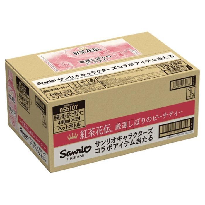 Chinese Tea - コカ・コーラ 紅茶花伝　厳選しぼりのピーチティー 440ml×24本