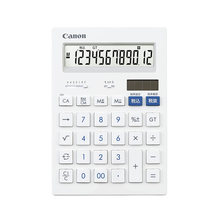 キャノン 抗菌電卓 HS-1201T