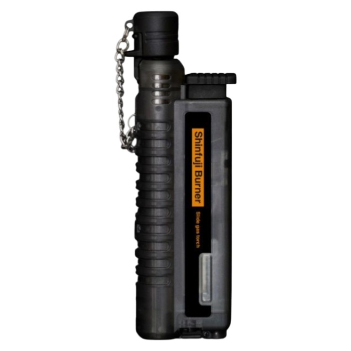 ■燃焼時間：約15分■ガス消費量：0.12g/分■ガス充填量：約2.5g■火炎温度：約1,300℃
