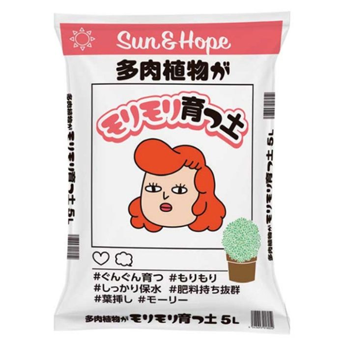 樂天商城 - サンアンドホープ 多肉植物がモリモリ育つ土 5L
