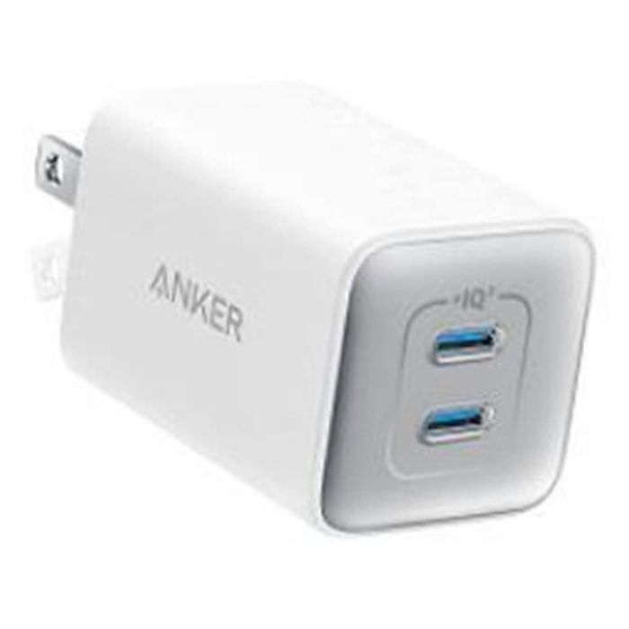 【製品仕様】サイズ約53 × 35 × 35mm重さ約87g入力100-240V ー 1.4A 50-60Hz出力単ポート使用時 | 5.0V=3.0A / 9.0V=3.0A / 11.0V=4.0A / 15.0V=3.0A / 20.0V=2.25A （最大45W） | 2ポート使用時 | 27W + 20W （最大47W）合計最大出力47W対応機種スマートフォン- iPhone 14 / 14 Plus / 14 Pro / 14 Pro Max / 13 / 13 mini / 13 Pro / 13 Pro Max / 12 / 12 mini / 12 Pro / 12 Pro Max / 11 / 11 Pro / 11 Pro Max / SE （第3世代） / SE （第2世代） 他- Galaxy S23 シリーズ / S21 シリーズ、Pixel 7 シリーズ / 6 シリーズ / 5シリーズ 他タブレット端末- iPad （第10世代） / iPad （第9世代） / iPad Pro （12.9インチ） （第6世代） 他ノートPCMacBook Air （M1、2022） / Air （Retinaディスプレイ、13インチ、2020） 他その他対応機種- Apple Watch 他パッケージ内容Anker 523 Charger （Nano 3, 47W） 、取扱説明書、18ヶ月保証 + 6ヶ月 （Ankerで会員登録後） 、カスタマーサポートご注意・ケーブルは別売りです。USB-C対応機器への充電にはUSB-C＆USB-C ケーブルを、Lightning対応機器への充電にはUSB-C＆ライトニングケーブルを使用してください。・本製品にはモバイルバッテリー機能はございません。・製品パッケージは予告なく変更になる場合がございます。ご購入時期によっては異なる製品パッケージでお届けする可能性がございますので、予めご了承ください。なお、製品自体には違いはございません。・アルコール濃度の高い液体が長時間付着すると、製品表面にしわが発生する可能性があります。お手入れの際は除菌用ウェットティッシュ等のご利用はお控えいただき、乾いた布をご使用ください。・製品の仕様は予告なく変更されることがありますので、予めご了承ください。