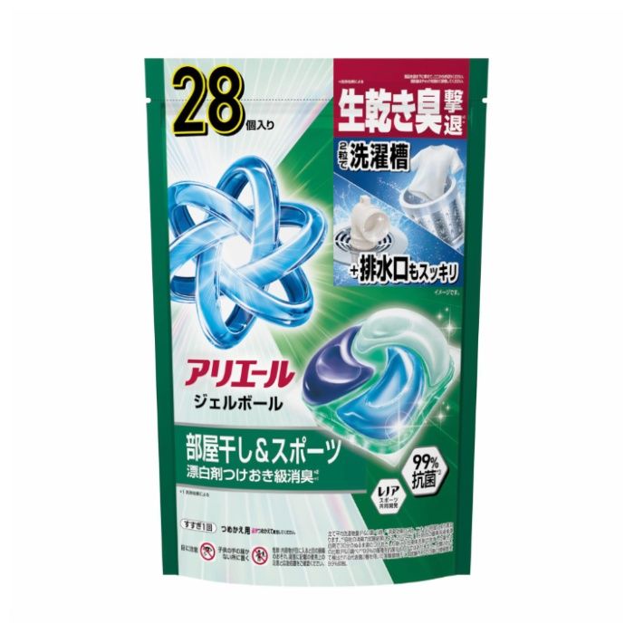 [特長]：■漂白剤つけ置きパワー（※2）■超抗菌（※1）＆消臭シミ抜き洗浄■黒ずみ防止■ハウスダスト・花粉付着防止（※3）■簡単楽ちん■洗濯槽のカビ防止■ドラム式・自動投入式・すすぎ1回・まとめ洗いOK（※1）全ての菌の増殖を抑えるわけではありません。（※2）2023年11月時点の市場No.1酸素系液体漂白剤で30分のぬるま湯のつけ置きとNo.1液体洗濯用洗剤との併用比較（P＆G調べ）。綿素材の襟袖、靴下、黄ばみ汚れの洗浄力試験による。汚れの度合いにより、汚れ落ちの程度は異なります。（※3）静電気を防ぐ効果による。すすぎ1回の場合。繰り返し洗濯することで効果を発揮します。すべての花粉・ハウスダストを防ぐわけではございません。[成分]：■界面活性剤（69％：アルキルエーテル硫酸エステル塩、ポリオキシエチレンアルキルエーテル、直鎖アルキルベンゼンスルホン酸塩、純せっけん分（脂肪酸塩））、安定化剤（プロピレングリコール）、分散剤、水軟化剤、香料、蛍光増白剤、酵素
