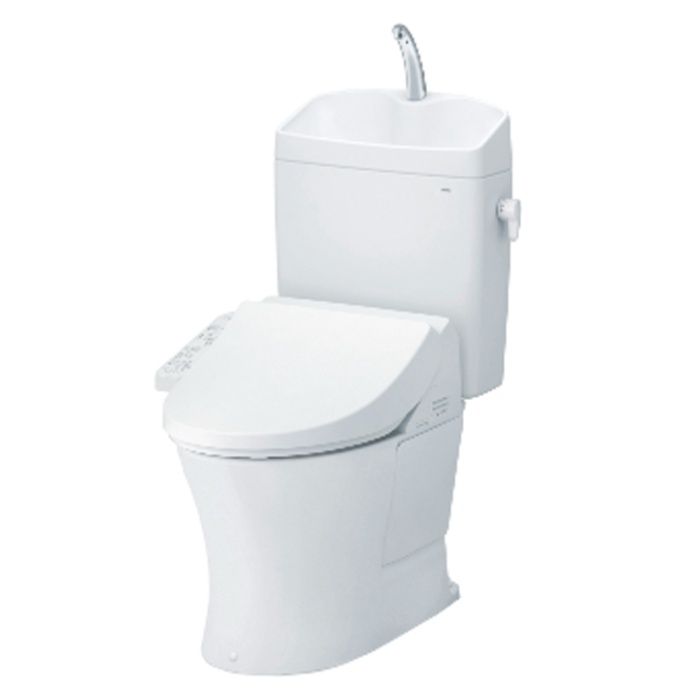 【仕様】便器■床排水200mm■洗浄水量：大4.8L 小3.6L■防汚技術：セフィオンテクト■洗浄方式：トルネード洗浄■フチなし形状■サイドカバー■防露便器■防露タンク【仕様】ウォシュレット■定格電源：AC100V 50/60HZ■定格消費電力：318W■瞬間式■脱臭機能付【仕様】棚付二連紙巻器■フロントワンタッチ■ワンハンドカット■紙切板ロック■ペーパー幅105-114mm■芯あり対応
