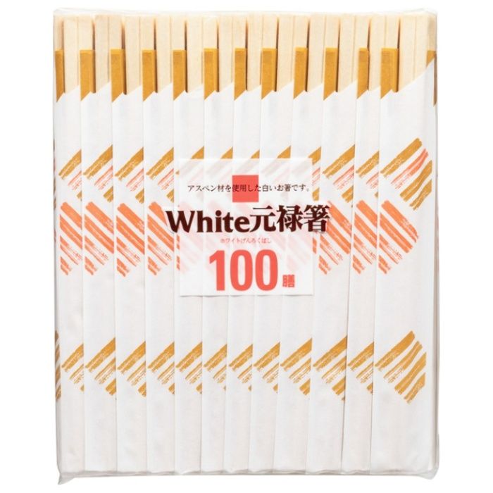 [仕様]：■サイズ　幅204×奥行29×高さ4.5mm■素材・材質　アスペン材■原産国　中国[商品説明]：■アスペン材を使用した白いお箸です。■毎日使っても飽きのこない、すっきりとしたデザインです。