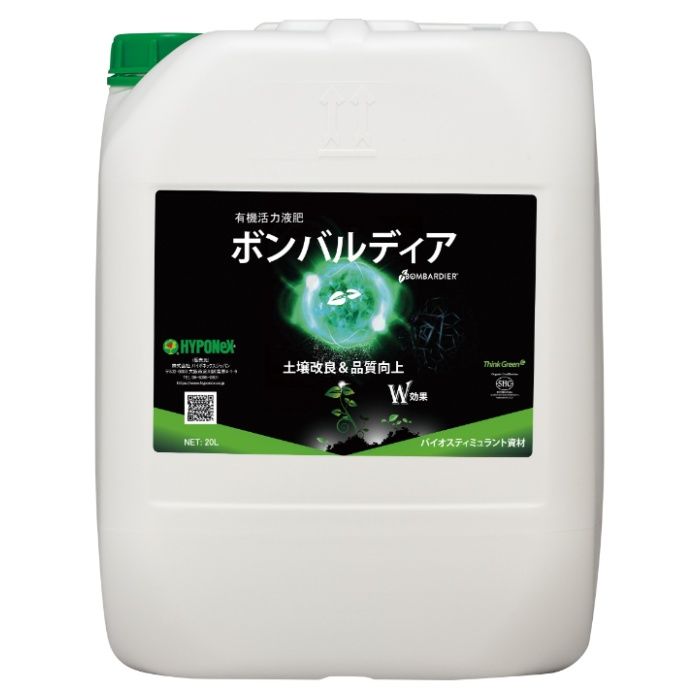[特長]：■天候不順、高温、乾燥など環境ストレスを軽減し、植物の生育を促進させる有機活力液肥です。■フルボ酸を中心とした成分の相乗効果で、成り疲れを少なくし、作物を丈夫にします。