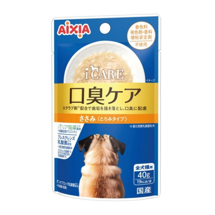 ICAREドッグ口臭ケアささみとろみ 40g