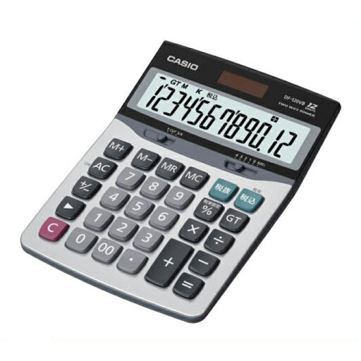 CASIO デスクタイプ電卓 税計算 12桁 DF-120VB-N CASIO デスクタイプ電卓 税計算 12桁 DF-120VB-N