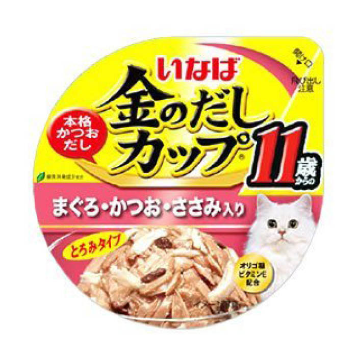 いなば 金のだしカップ 11歳からのまぐろ 70g