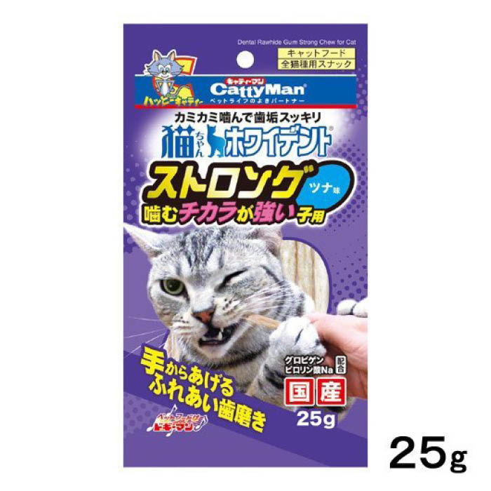 ドギーマン 猫ちゃんホワイデントSTツナ味 25g