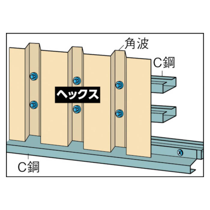 【エントリーでポイント10倍】(T) ドリルねじヘックス　ステンレス　M6X60　6本入【2024/5/9 20時 - 5/16 1時59分】 3