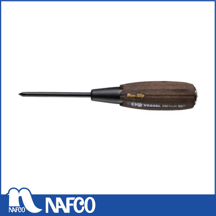 ベッセル　ウッディ貫通ドライバー　B‐330(+)1×75