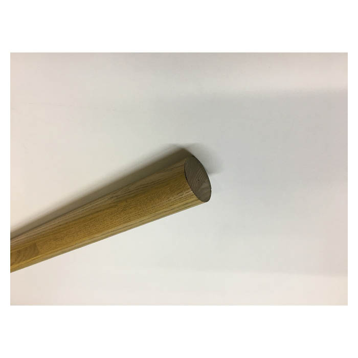 [仕様]：■材質：タモ■長さ：約3600mm■直径：約35パイ[用途]：■玄関、階段、廊下、トイレ等、様々な場所にご使用いただけます。■木製品の為、お好みの長さにカットしてお使いいただけます。【注意事項】※天然木を使用しておりますので、木目、色調は商品によって異なります。また、浴室等の直接水の掛かる場所や、高温多湿の場所にはご使用いただけません。※お使いのモニター画面の色調や解像度の関係により、現物と色合や質感が多少異なって見える場合がございます。