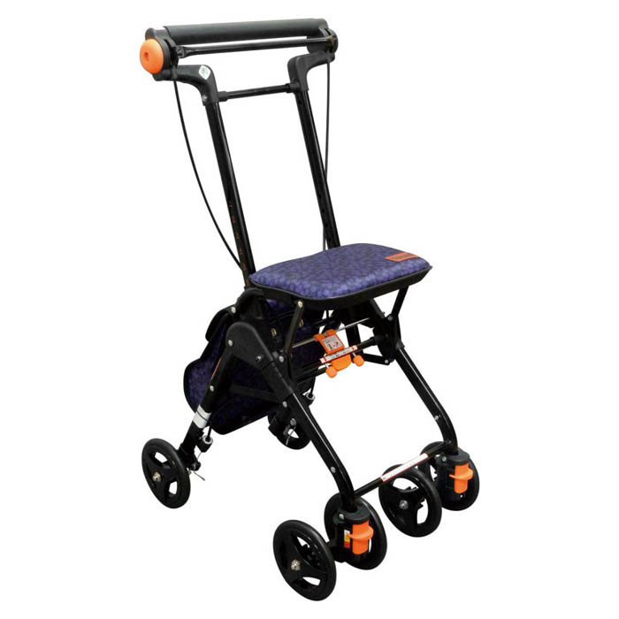 [特長]：■約2.7kg超軽量でコンパクト、電車やバスでも使いやすい。■ワンタッチ操作のブレーキ。[仕様]：■最大積載量／2kg■最大使用者体重／80kg[サイズ]:410 x 515 x 710